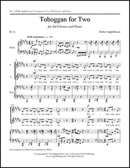 Toboggan for Two SA choral sheet music cover Thumbnail